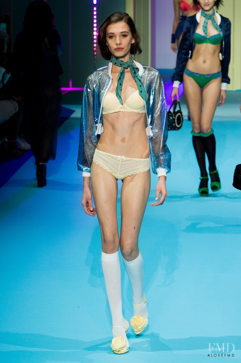 Jaque Cantelli featured in  the Etam fashion show for Autumn/Winter 2015