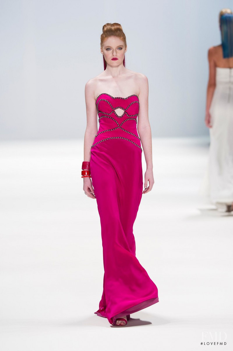 Brooke Durrant featured in  the Aurelio Costarella fashion show for Spring/Summer 2014