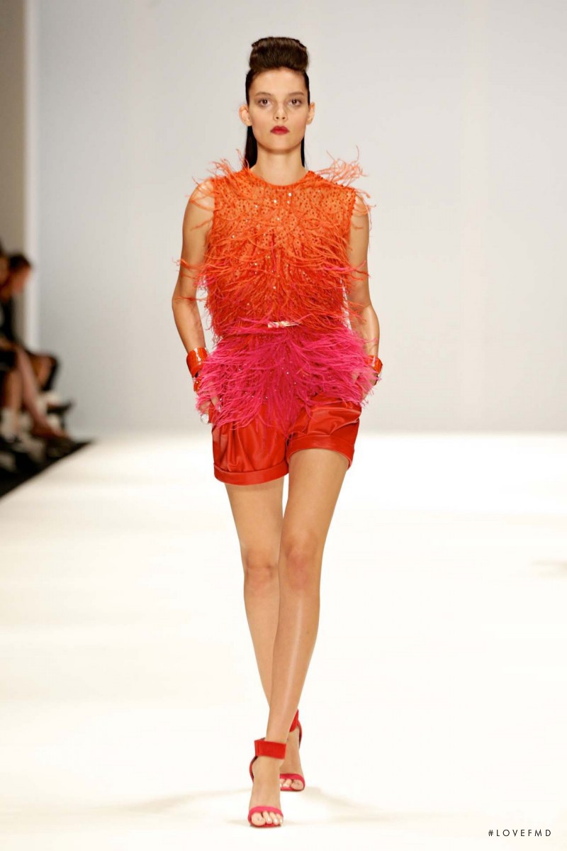 Charlee Fraser featured in  the Aurelio Costarella fashion show for Spring/Summer 2014