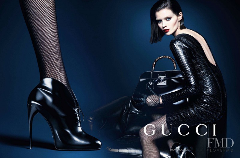 Abbey Lee Kershaw featured in  the Gucci advertisement for Autumn/Winter 2013