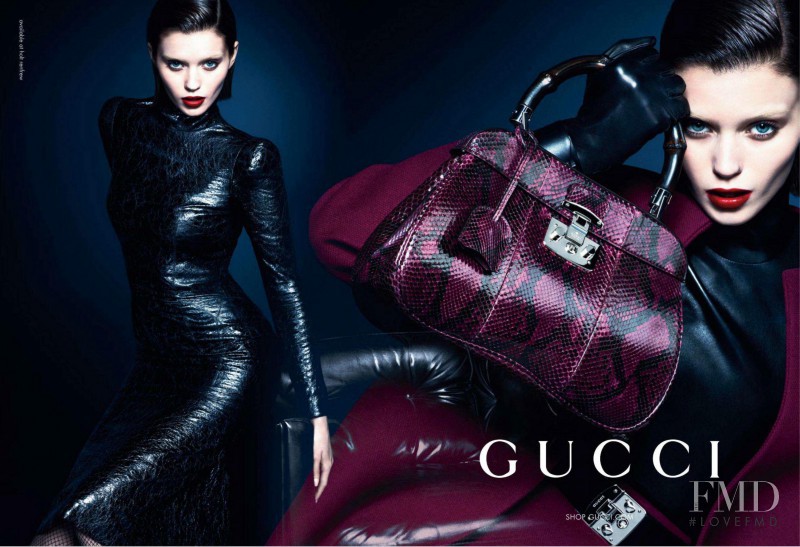 Abbey Lee Kershaw featured in  the Gucci advertisement for Autumn/Winter 2013