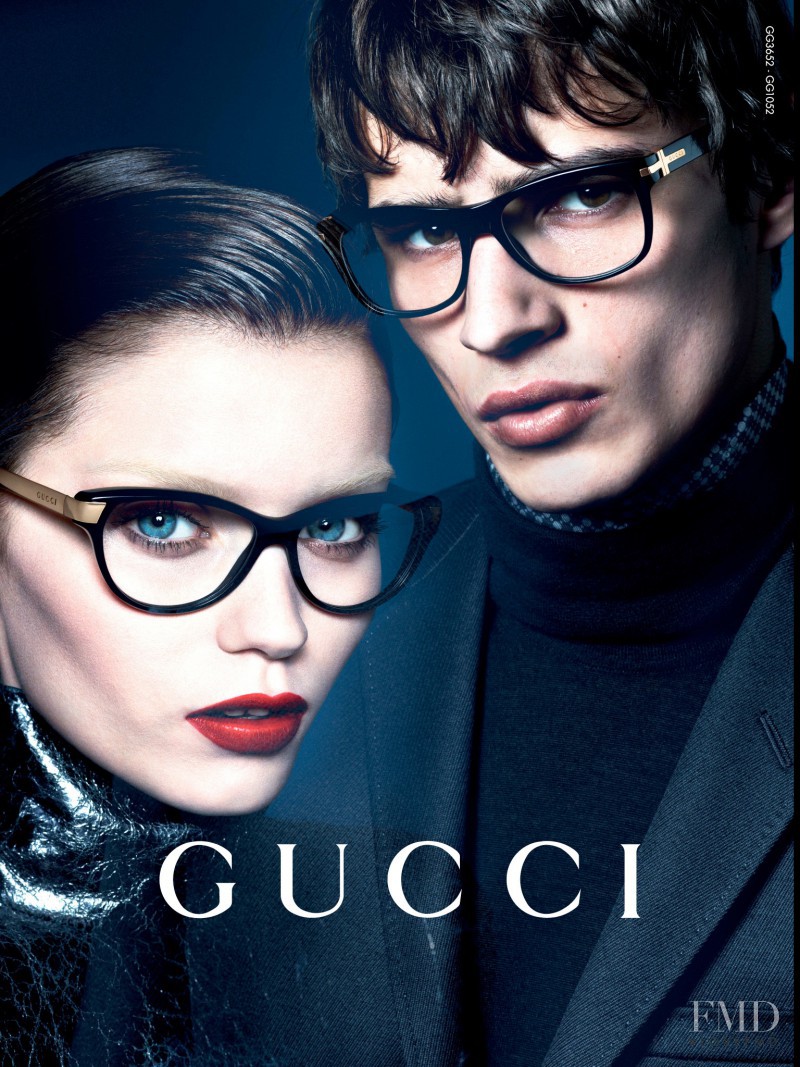 Abbey Lee Kershaw featured in  the Gucci advertisement for Autumn/Winter 2013