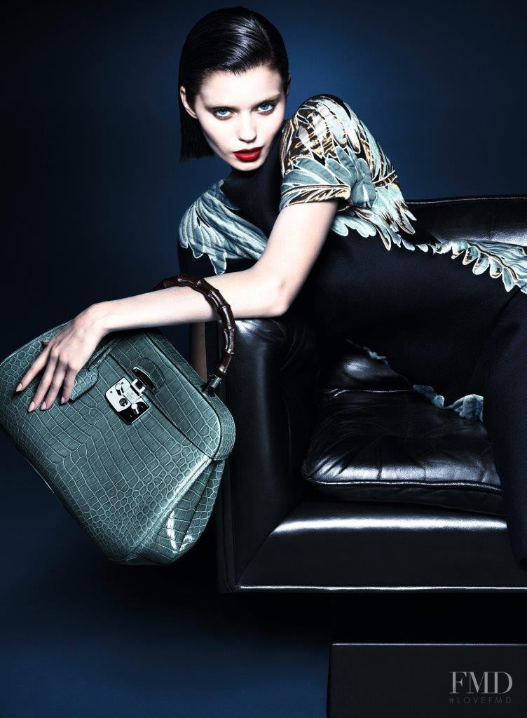 Abbey Lee Kershaw featured in  the Gucci advertisement for Autumn/Winter 2013