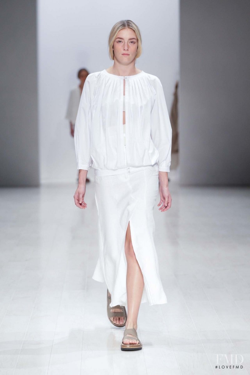Lauren Feenstra featured in  the Lee Mathews fashion show for Spring/Summer 2015