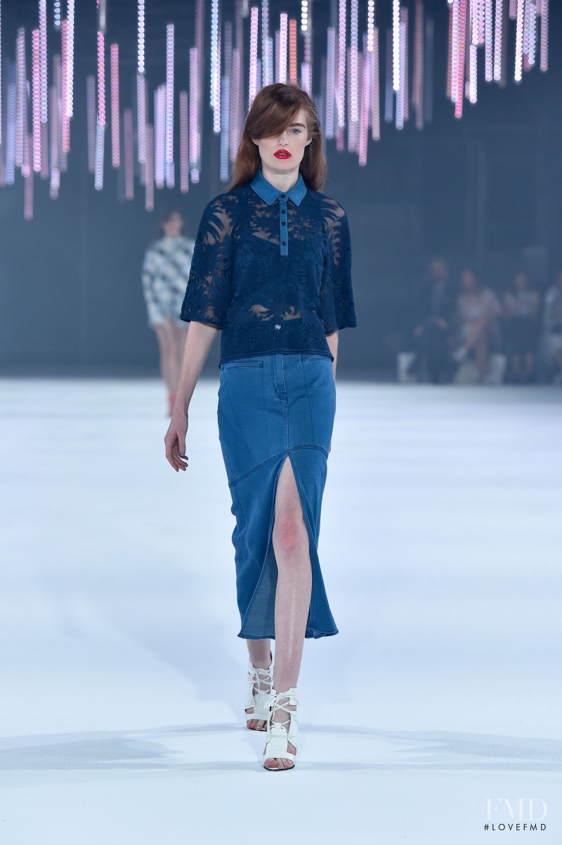 Brooke Durrant featured in  the Manning Cartell fashion show for Spring/Summer 2015