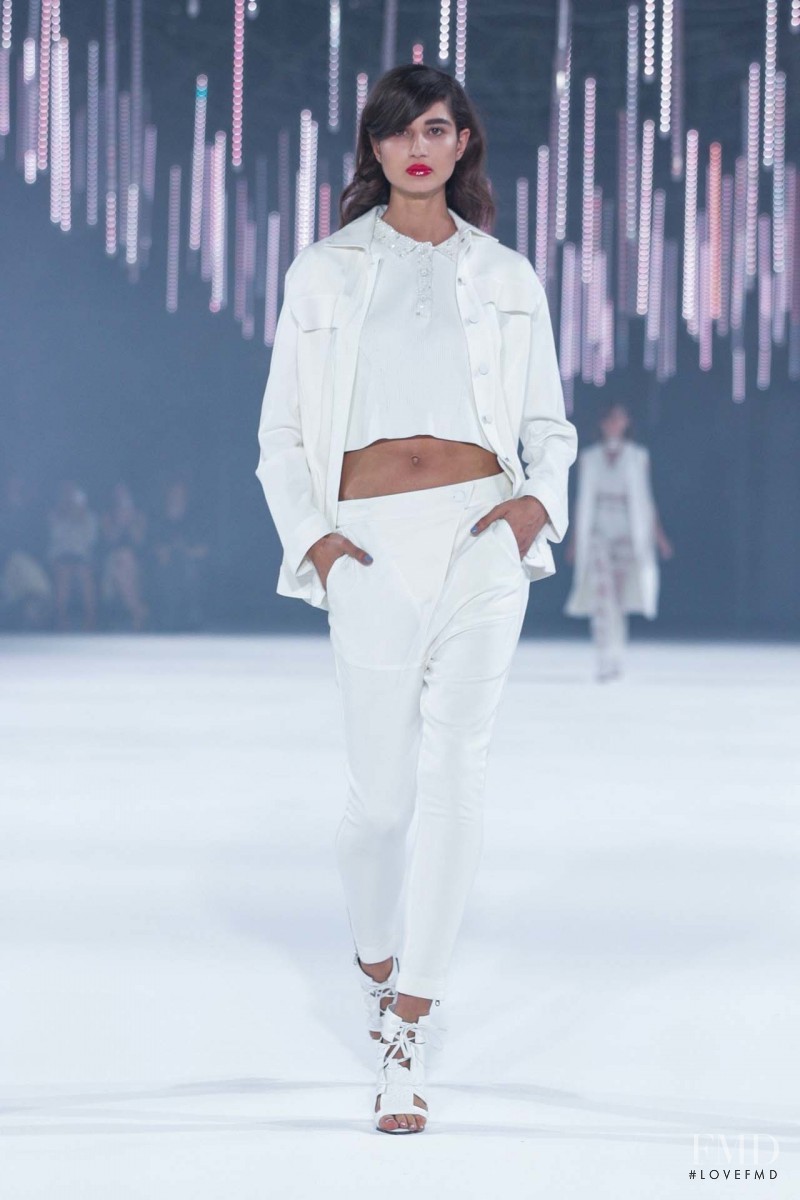 Roberta Pecoraro featured in  the Manning Cartell fashion show for Spring/Summer 2015