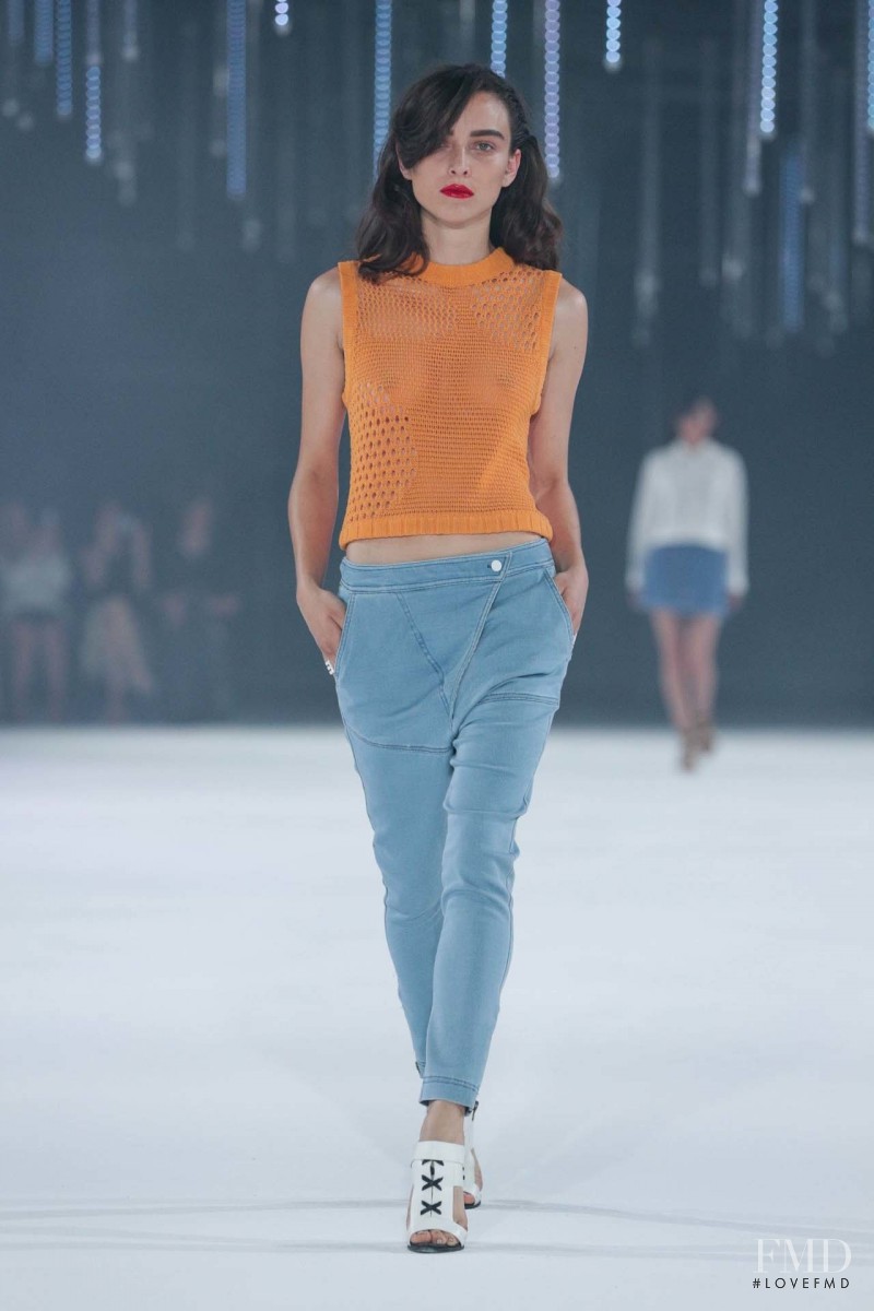 Ollie Henderson featured in  the Manning Cartell fashion show for Spring/Summer 2015