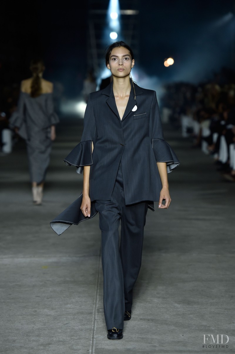 Charlee Fraser featured in  the Ellery fashion show for Spring/Summer 2015