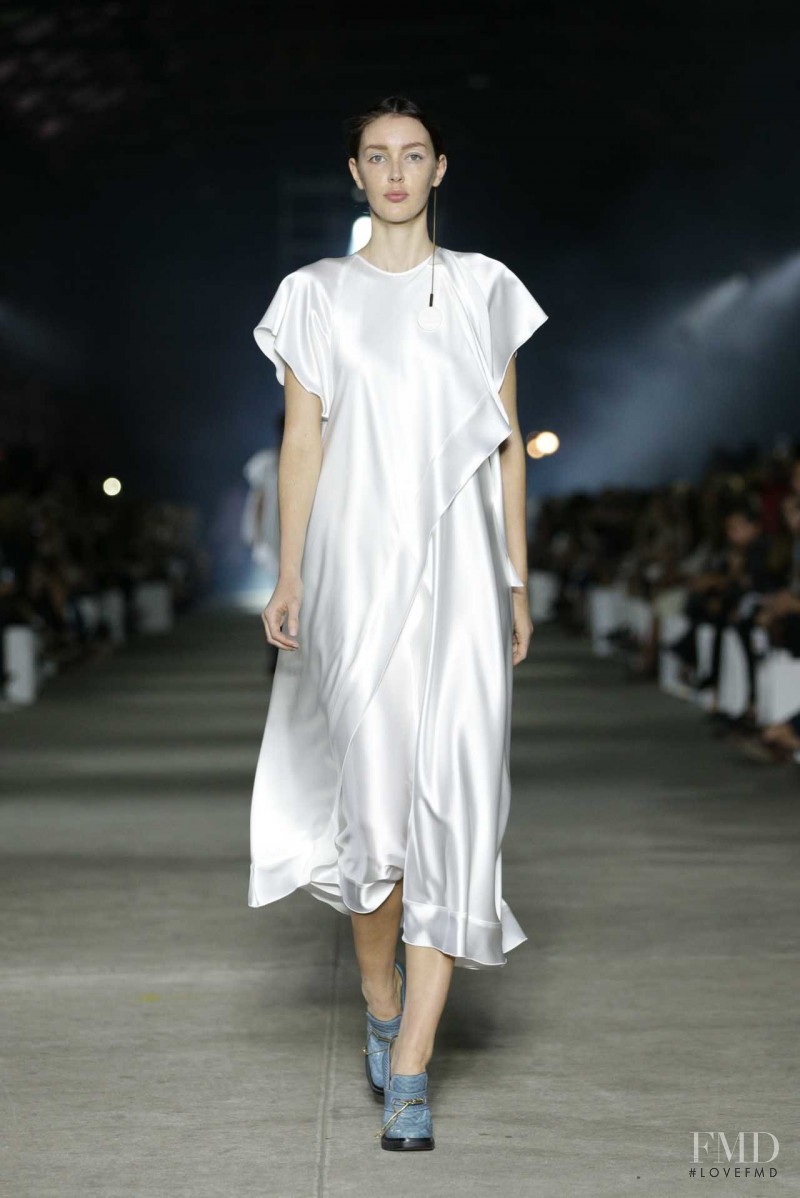 Kaila Hart featured in  the Ellery fashion show for Spring/Summer 2015