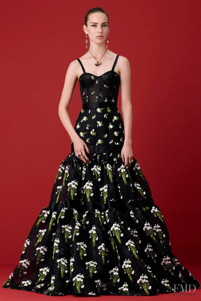 Julia Bergshoeff featured in  the Alexander McQueen lookbook for Resort 2016