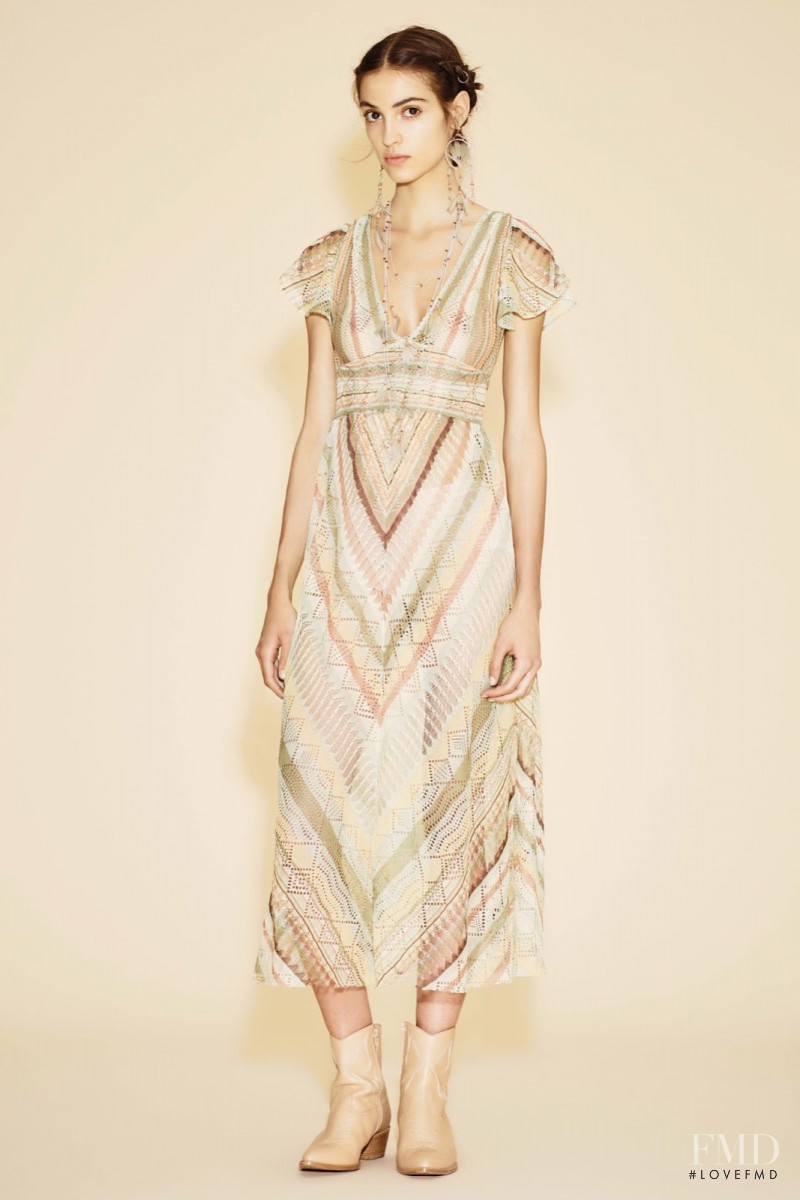 Camille Hurel featured in  the Valentino lookbook for Resort 2016