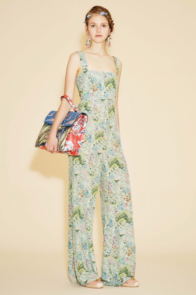 Avery Blanchard featured in  the Valentino lookbook for Resort 2016