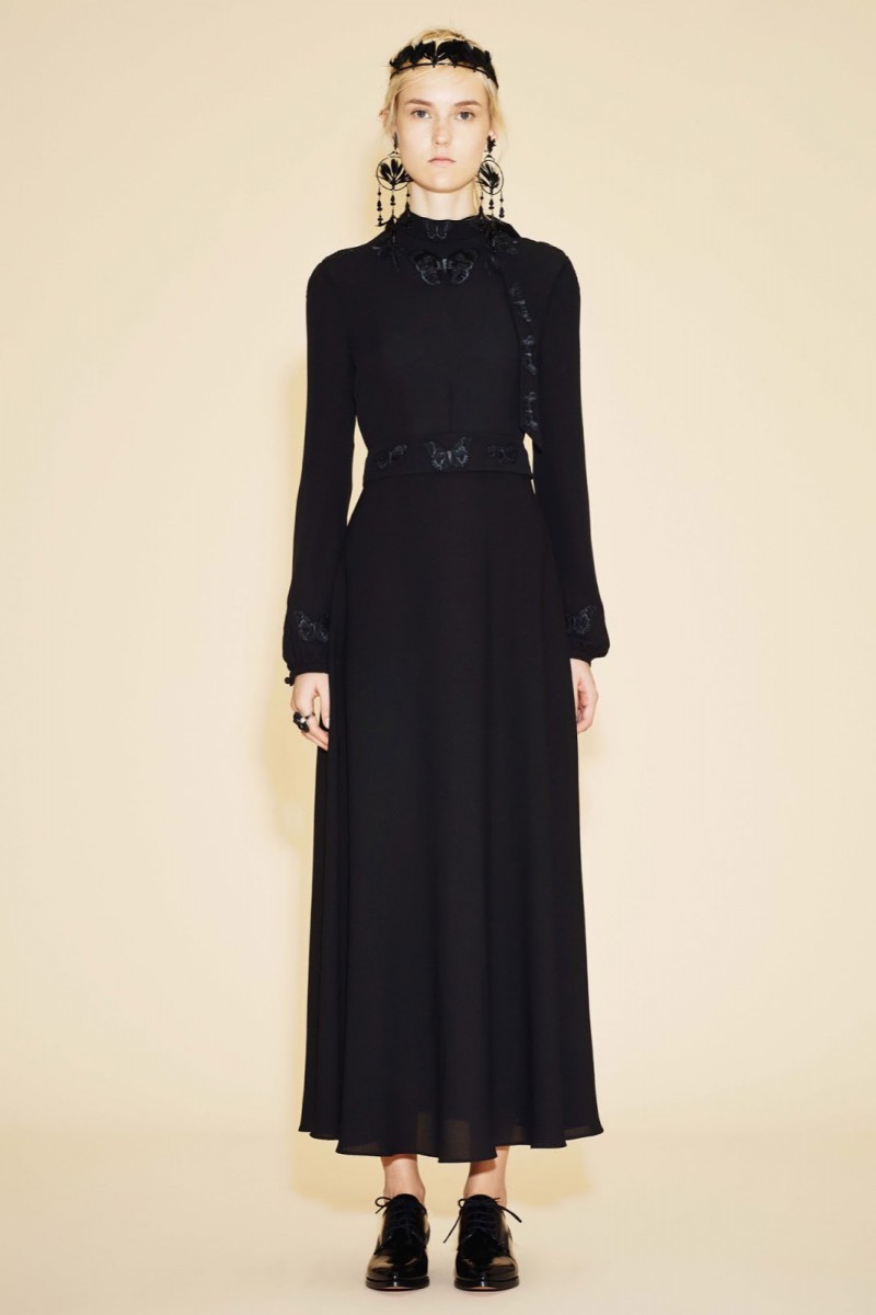 Harleth Kuusik featured in  the Valentino lookbook for Resort 2016