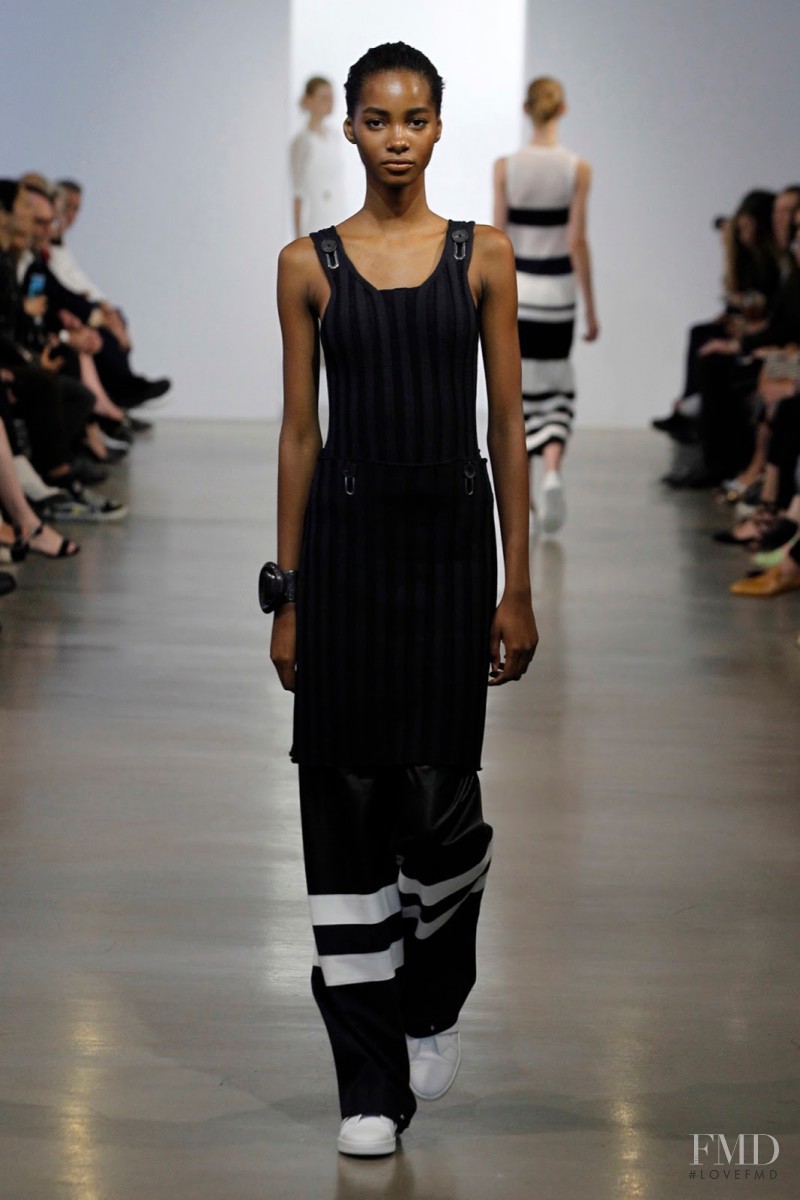 Tami Williams featured in  the Calvin Klein 205W39NYC fashion show for Resort 2016