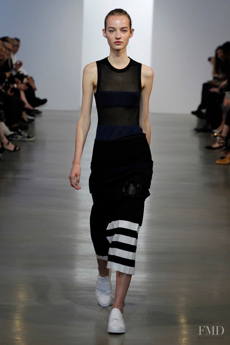 Maartje Verhoef featured in  the Calvin Klein 205W39NYC fashion show for Resort 2016