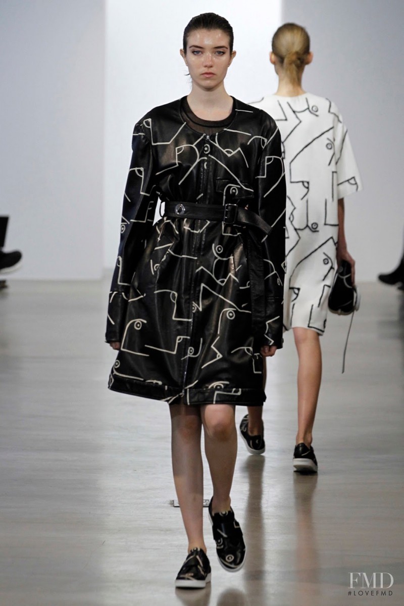 Grace Hartzel featured in  the Calvin Klein 205W39NYC fashion show for Resort 2016