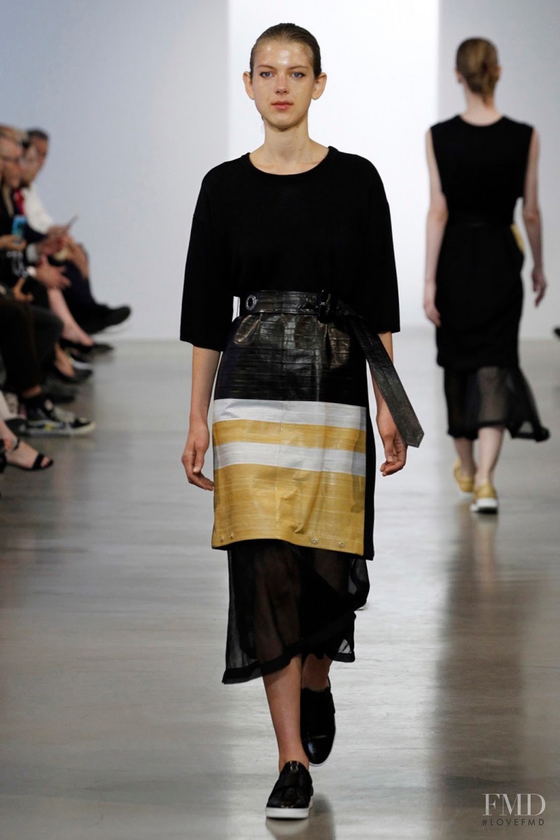 Ally Ertel featured in  the Calvin Klein 205W39NYC fashion show for Resort 2016