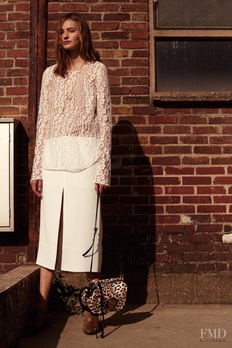 Sanne Vloet featured in  the Chloe lookbook for Resort 2016