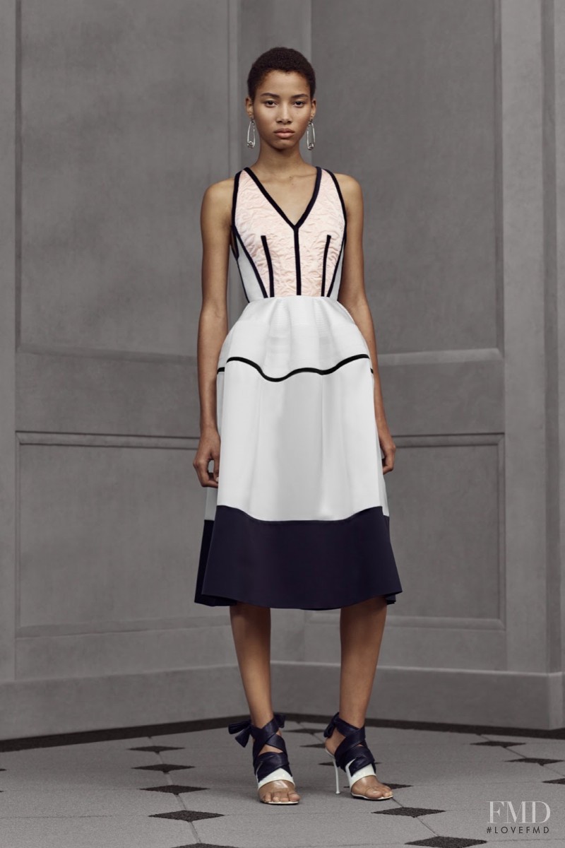 Lineisy Montero featured in  the Balenciaga lookbook for Resort 2016