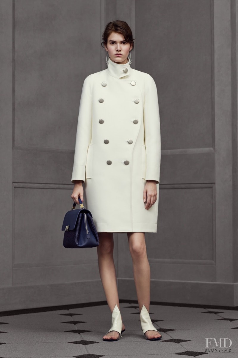 Vanessa Moody featured in  the Balenciaga lookbook for Resort 2016