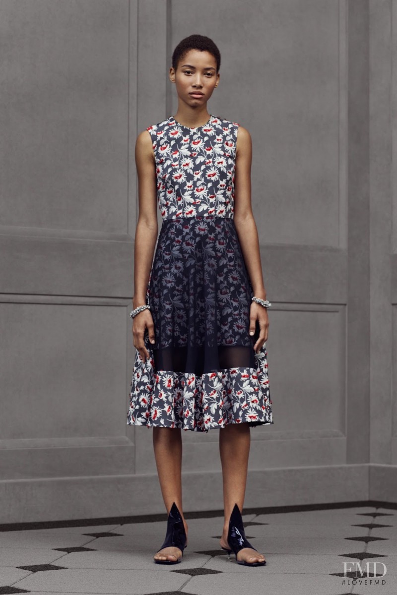 Lineisy Montero featured in  the Balenciaga lookbook for Resort 2016