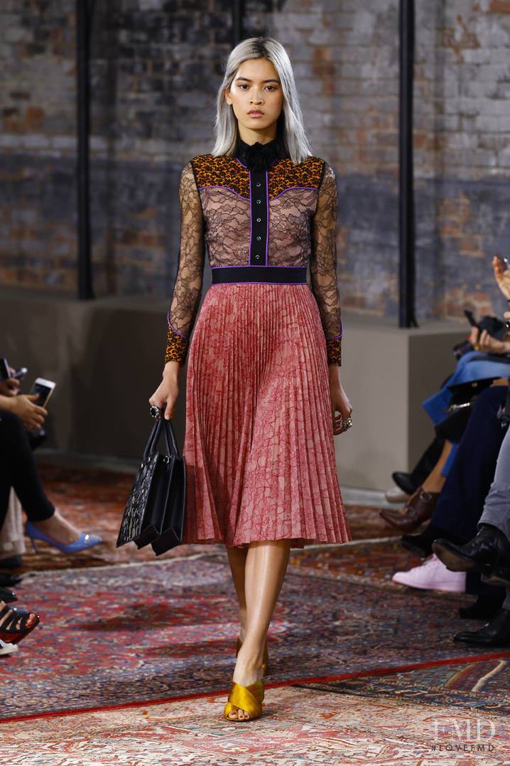 Marga Esquivel featured in  the Gucci fashion show for Resort 2016