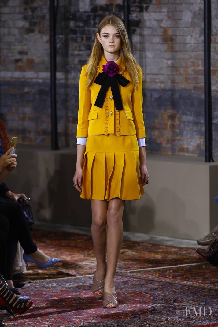 Willow Hand featured in  the Gucci fashion show for Resort 2016