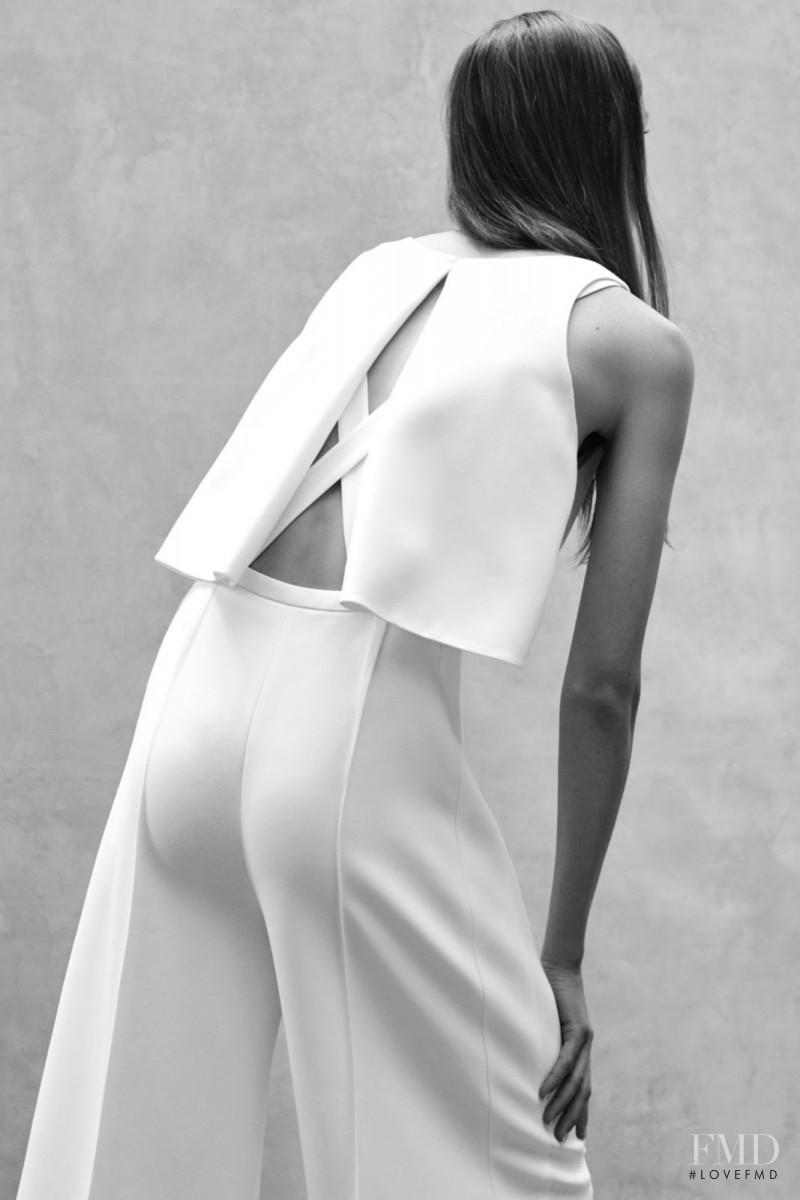 Sophia Ahrens featured in  the Narciso Rodriguez lookbook for Resort 2016