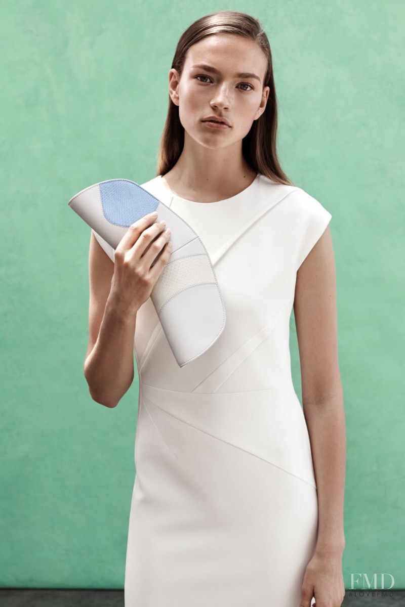 Sophia Ahrens featured in  the Narciso Rodriguez lookbook for Resort 2016