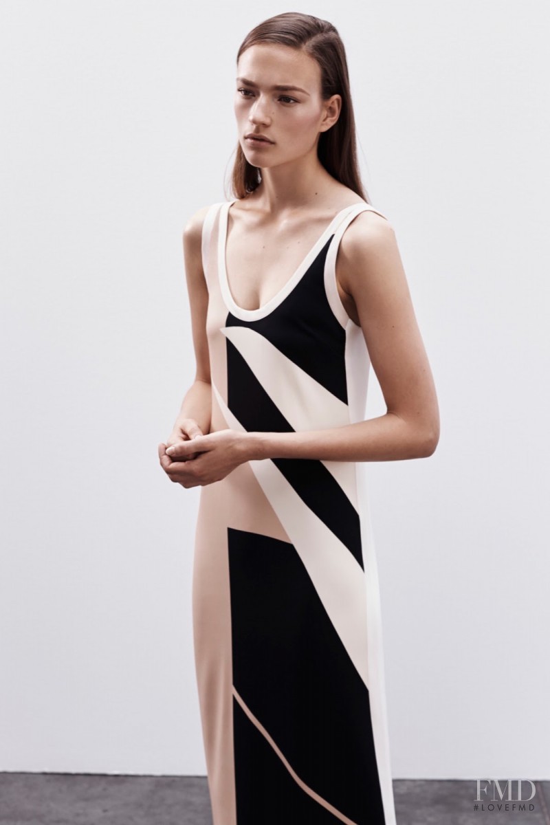 Sophia Ahrens featured in  the Narciso Rodriguez lookbook for Resort 2016