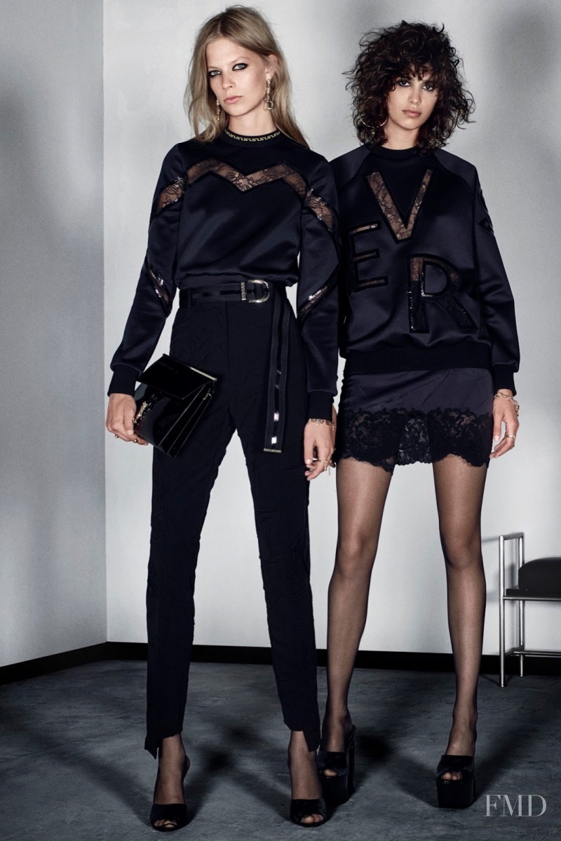 Lexi Boling featured in  the Versace lookbook for Resort 2016