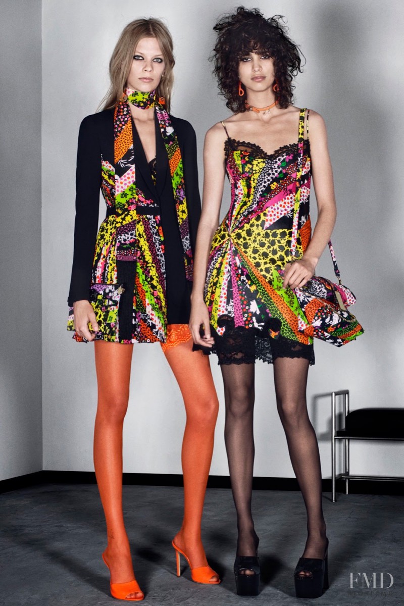 Lexi Boling featured in  the Versace lookbook for Resort 2016