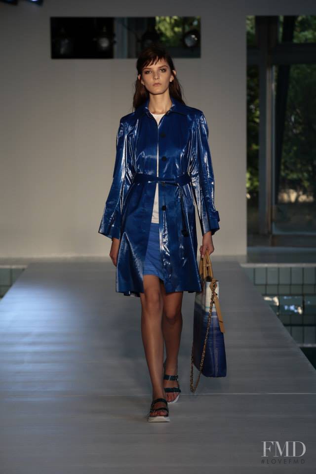 Natali Eydelman featured in  the Hogan fashion show for Spring/Summer 2015