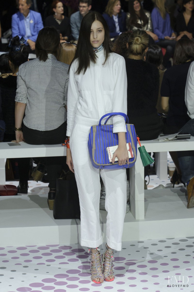 Marie Kapferer featured in  the Anya Hindmarch fashion show for Spring/Summer 2015