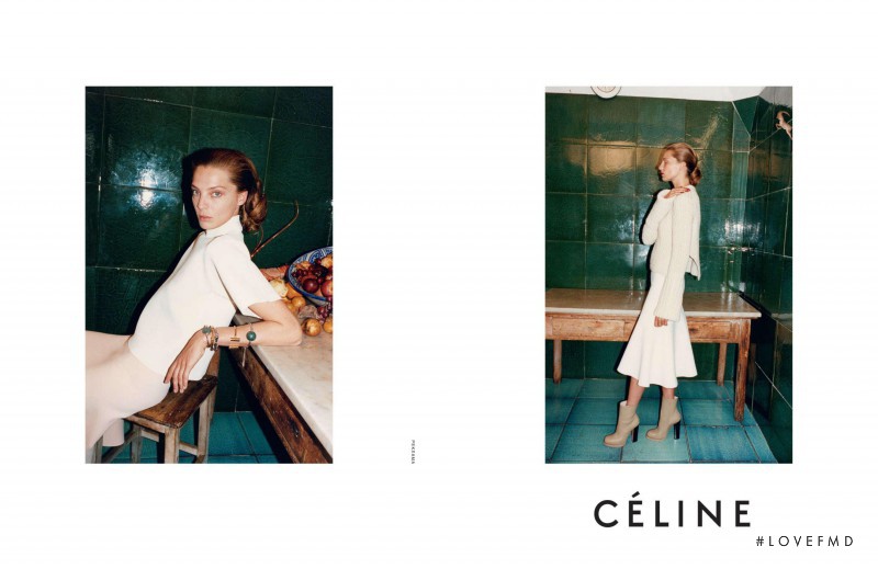 Daria Werbowy featured in  the Celine advertisement for Autumn/Winter 2013