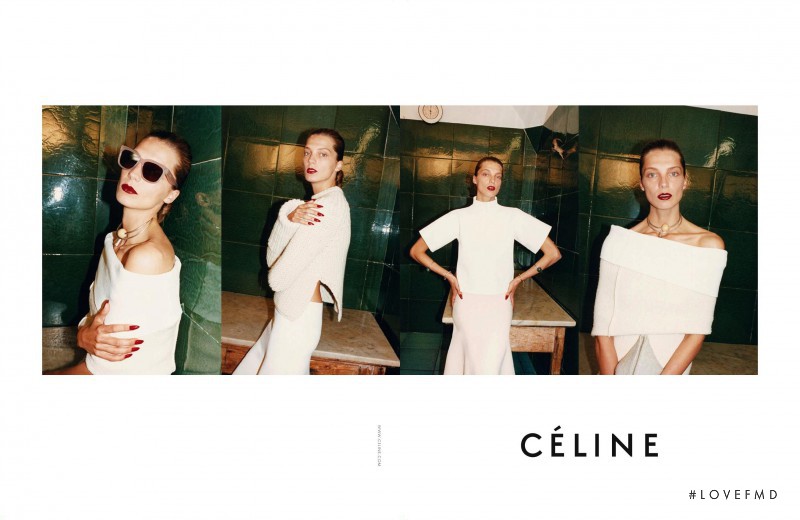 Daria Werbowy featured in  the Celine advertisement for Autumn/Winter 2013