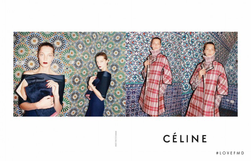 Daria Werbowy featured in  the Celine advertisement for Autumn/Winter 2013