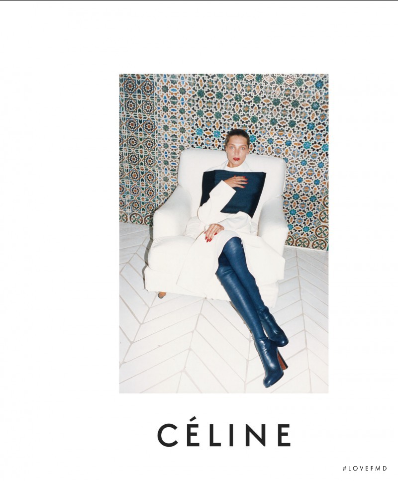 Daria Werbowy featured in  the Celine advertisement for Autumn/Winter 2013