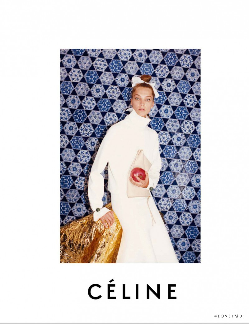 Daria Werbowy featured in  the Celine advertisement for Autumn/Winter 2013