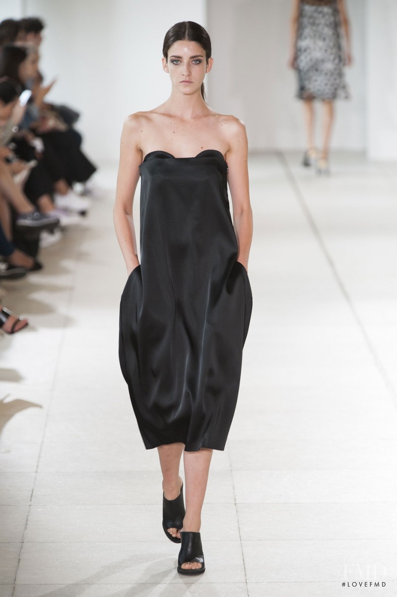 Cristina Herrmann featured in  the Issa fashion show for Spring/Summer 2015