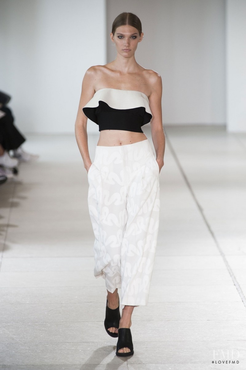 Irina Nikolaeva featured in  the Issa fashion show for Spring/Summer 2015