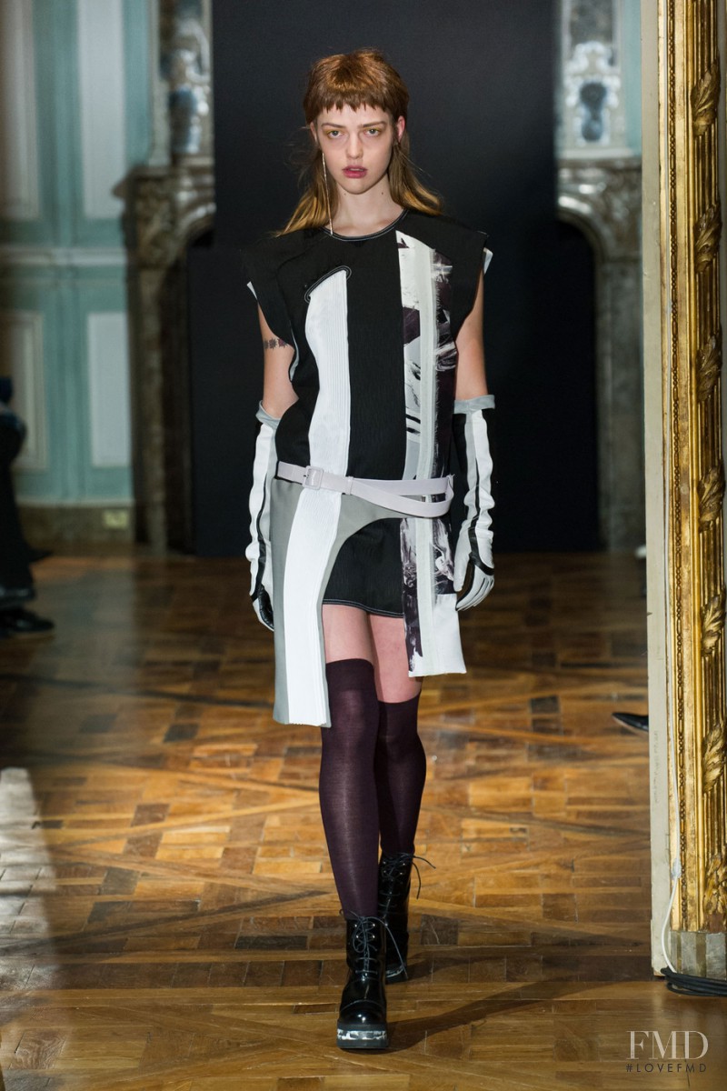 Mari Nylander featured in  the Anne Sofie Madsen fashion show for Autumn/Winter 2015