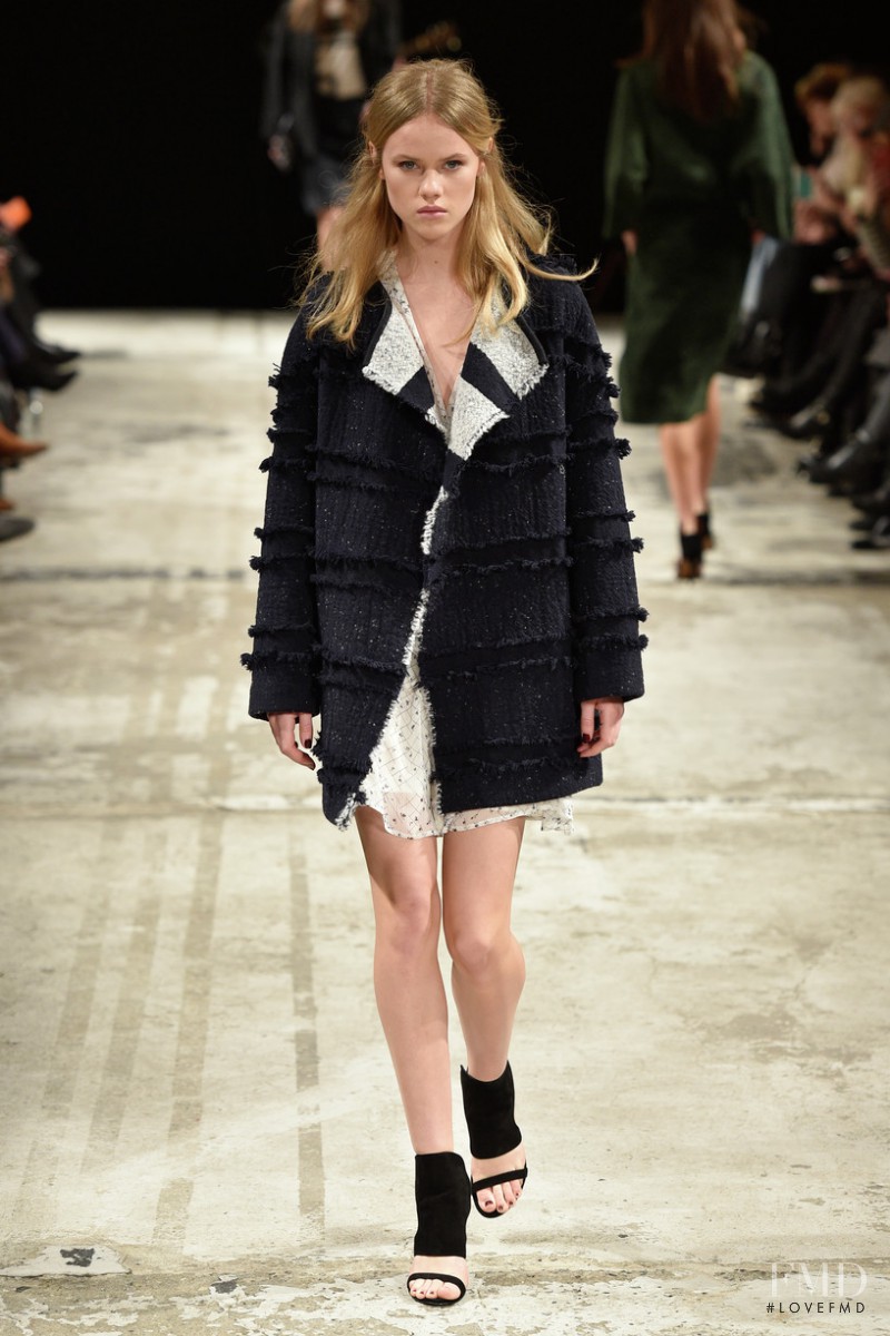 Elisabeth Faber featured in  the Baum und Pferdgarten fashion show for Autumn/Winter 2015