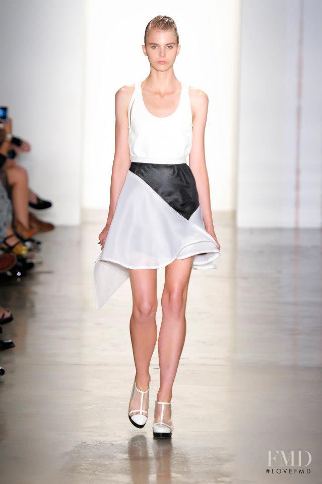 Ashley Scott featured in  the Mandy Coon fashion show for Spring/Summer 2013