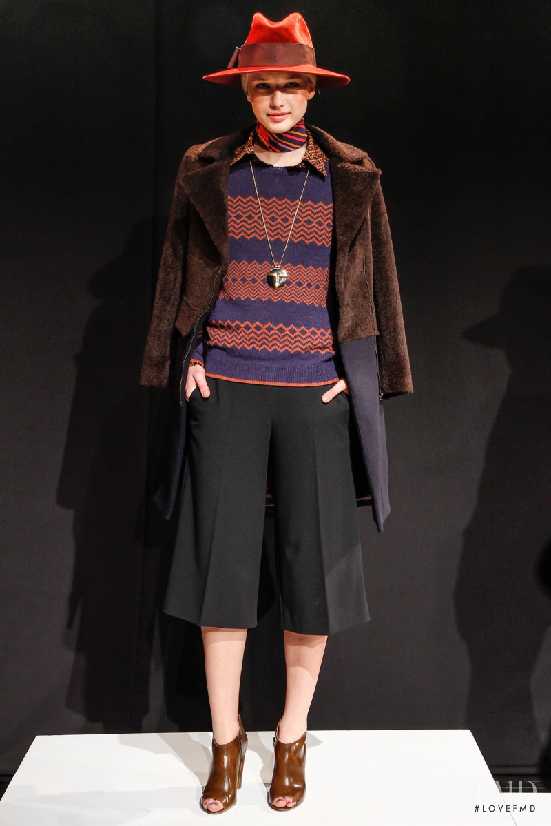 Ella Petrushko featured in  the Trina Turk fashion show for Autumn/Winter 2013