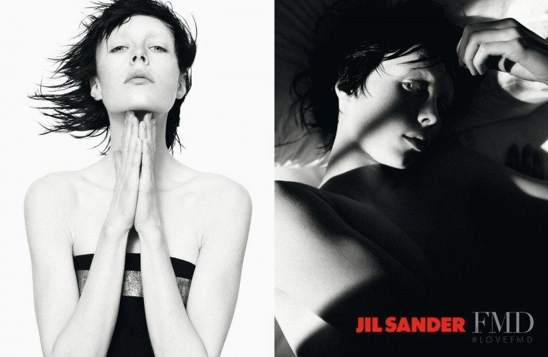 Edie Campbell featured in  the Jil Sander advertisement for Autumn/Winter 2013