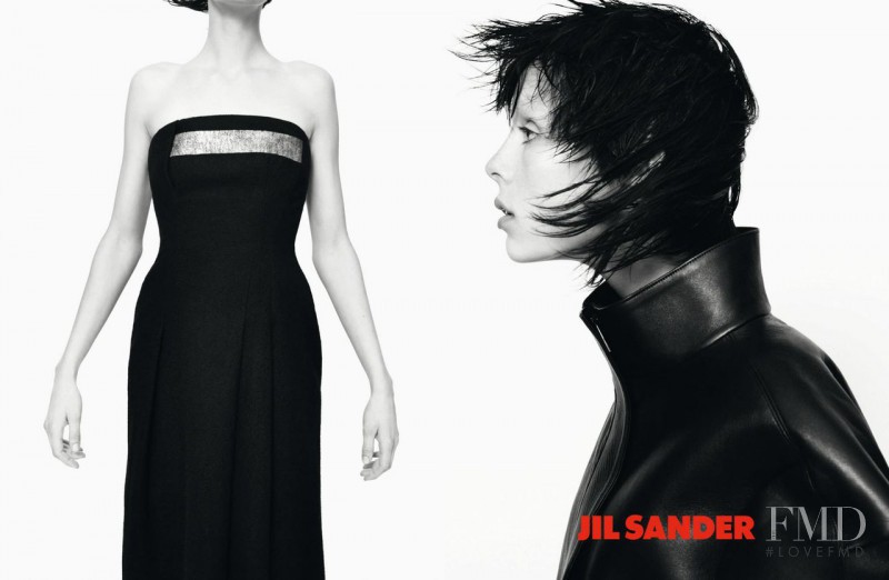 Edie Campbell featured in  the Jil Sander advertisement for Autumn/Winter 2013