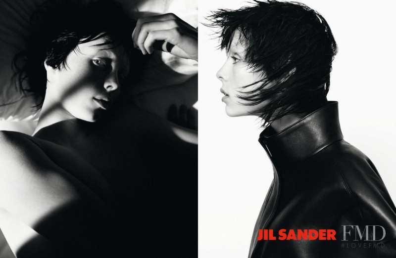 Edie Campbell featured in  the Jil Sander advertisement for Autumn/Winter 2013