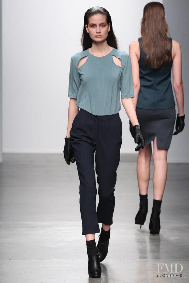 Monika McCarrick featured in  the Erin Barr fashion show for Autumn/Winter 2013