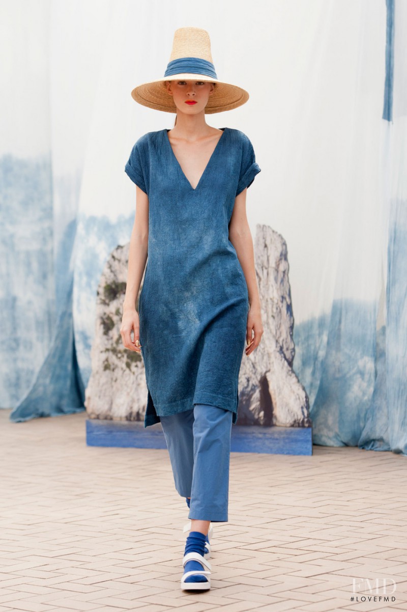 Katya Kuznetsova featured in  the Creatures of Comfort fashion show for Spring/Summer 2014